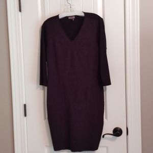 Vince Camuto Faux Suede Dress